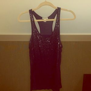 SALE ⬇️ Old Navy long blue razorback tank, M